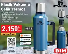 STANLEY KLASİK VAKUMLU ÇELİK TERMOS 1,9 L